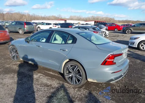 2024 Volvo S60 Recharge Plug-In Hybrid T8 Ultimate Dark Theme from USA, damaged, VIN 7JRH60FM6RG303169